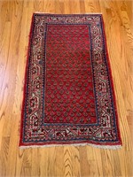 Hand Knotted Mid-Century Rug
