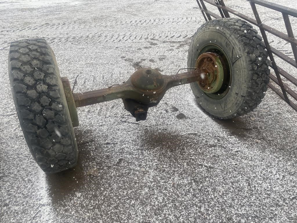 old army truck axle