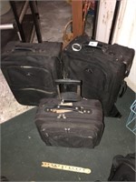 (3) Samsonite Black Luggage