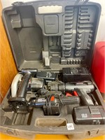 Craftsman tool set with chargers included in box