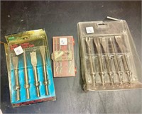 Cutter and punch set drill bits lot