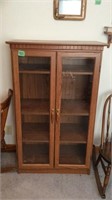 Vintage Cabinet with glass doors 30x16x49