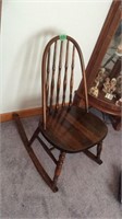 Wooden Child’s rocking chair