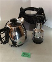 Food chopper, mixer, electric coffee pot
