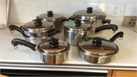 Complete set of Saladmaster cookware
