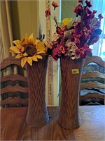set of 2 large vases