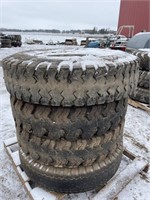 4 tires & rims- 10.00-20