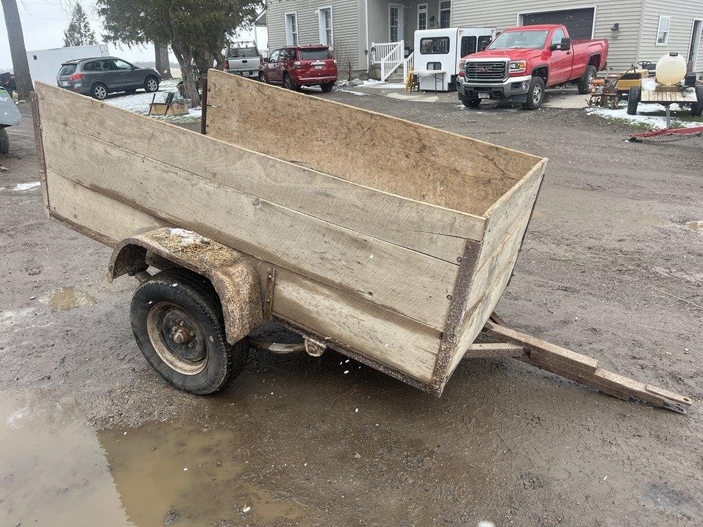 Wood sided trailer