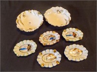 Made in Japan cigarette trays-5, 2 small bowls