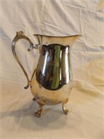 Silver Plate Pitcher 8½" tall Made in China