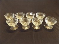 8 American Fostoria??? 3½" stemmed sherbets