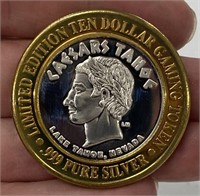 .999 Silver Cesars Palace Casino Token