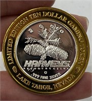 .999 Silver Harveys Casino Token