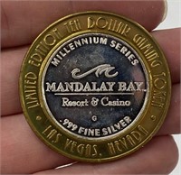 .999 Silver Mandalay Bay Casino Token