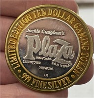 .999 Silver Plaza Las Vegas Casino Token