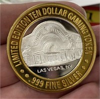 .999 Silver Golden Nugget Casino Token