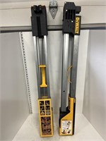 2 dewalt folding metal saw horses