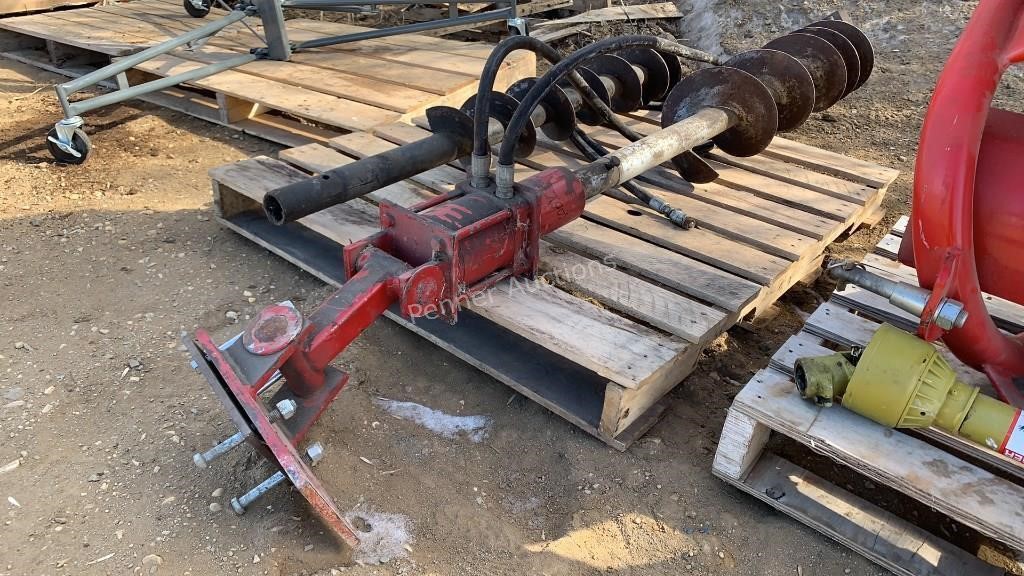Penno Post Hole Auger w/ 6" & 8" Augers