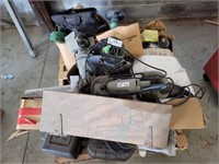 PALLET- SCRAP AND TOOLS, MISC WIRE,