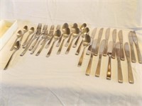 flatware, 2 patterns and tray