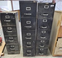 3 FILE CABINETS AND CONTENTS