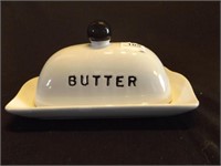 Covered Butter dish--pottery