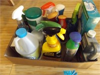 Cleaning supplies for kitchen-box