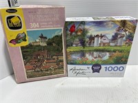 1000 & 304 piece puzzles