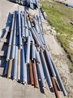 GROUP OF GALVANIZED PIPE 2.5 3 AND 4IN