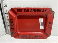 Red Cincinnati cream lager ash tray