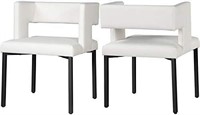 Dining Chair Set  White  Iron  23Wx21Dx30H