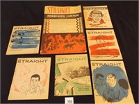7 STRAIGHT pamphlets 1956 & 1952