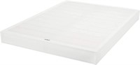 Amazon Basics 5 Inch Box Spring Bed  Queen  White