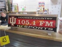 105.1 HOOSIER COUNTRY DOUBLE SIDED-PICK UP ONLY