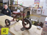 1950'S AMF STEEL TRICYCLE-PICK UP ONLY