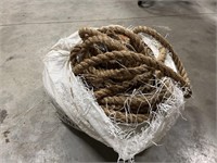 Bag of large heavy rope
