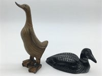 Pair Of Unique Ceramic Ducks