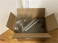 Box of glass test tubes