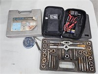 Tap and die set, electrical tester kit, power