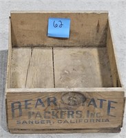 Bear State wood crate