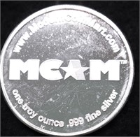 1OZ .999 SILVER ROUND