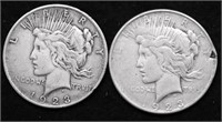 TWO SILVER DOLLARS