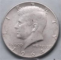 1964 KENNEDY HALF DOLLAR CHOCIE BU