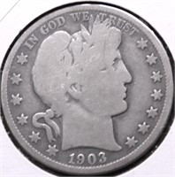 1903 O BARBER HALF DOLLAR G