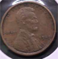 1909 VDB LINCOLN CENT AU