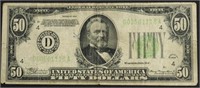 1934 50 $ FEDERAL RESERVE NOTE F INK