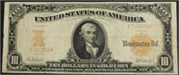 1922 10 $ GOLD CERTIFICATE VF