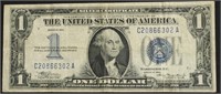 1934 FUNNY BACK SILVER CERTIFICATE VF