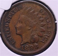 1898 INDIAN HEAD CENT AU