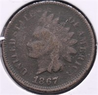1867 INDIAN HEAD CENT G